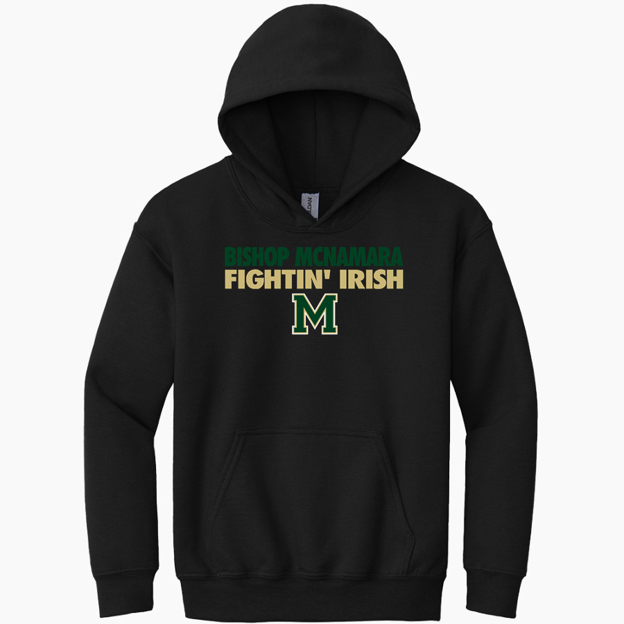 BISHOP MCNAMARA HIGH SCHOOL FIGHTIN' IRISH <span class="pdp-name-mascot">BISHOP MCNAMARA FIGHTIN IRISH</span> Gildan Youth Heavy Blend Hoodie