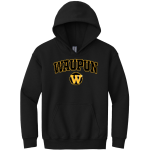 WAUPUN HIGH SCHOOL WARRIORS <span class="pdp-name-mascot">WAUPUN WARRIORS</span> Gildan Youth Heavy Blend Hoodie Front Thumbnail