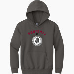 Roxbury Latin Gildan Youth Heavy Blend Hoodie Front Thumbnail