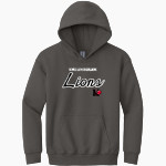 Monroe Lions Cheerleading Lions <span class="pdp-name-mascot">Monroe Lions Cheerleading</span> Gildan Youth Heavy Blend Hoodie Front Thumbnail