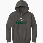 Rush Henrietta Falcons Soccer Club <span class="pdp-name-mascot">Rush Falcons Soccer Club</span> Gildan Youth Heavy Blend Hoodie Front Thumbnail