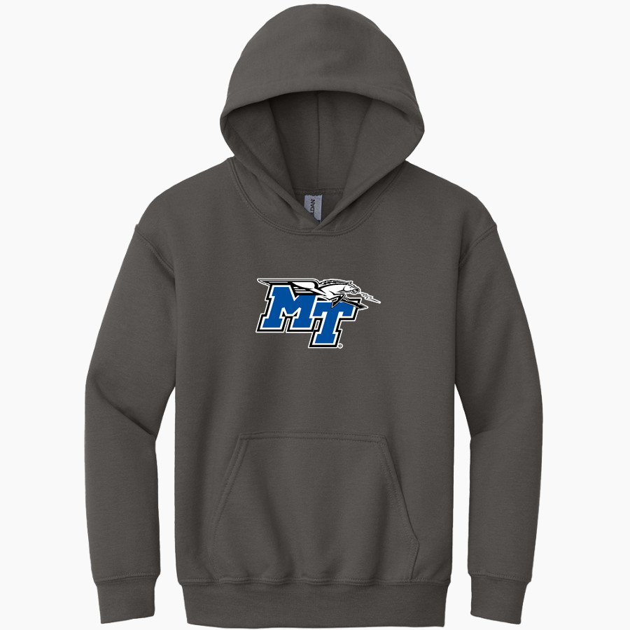 MTSU Blue Raiders Gildan Youth Heavy Blend Hoodie