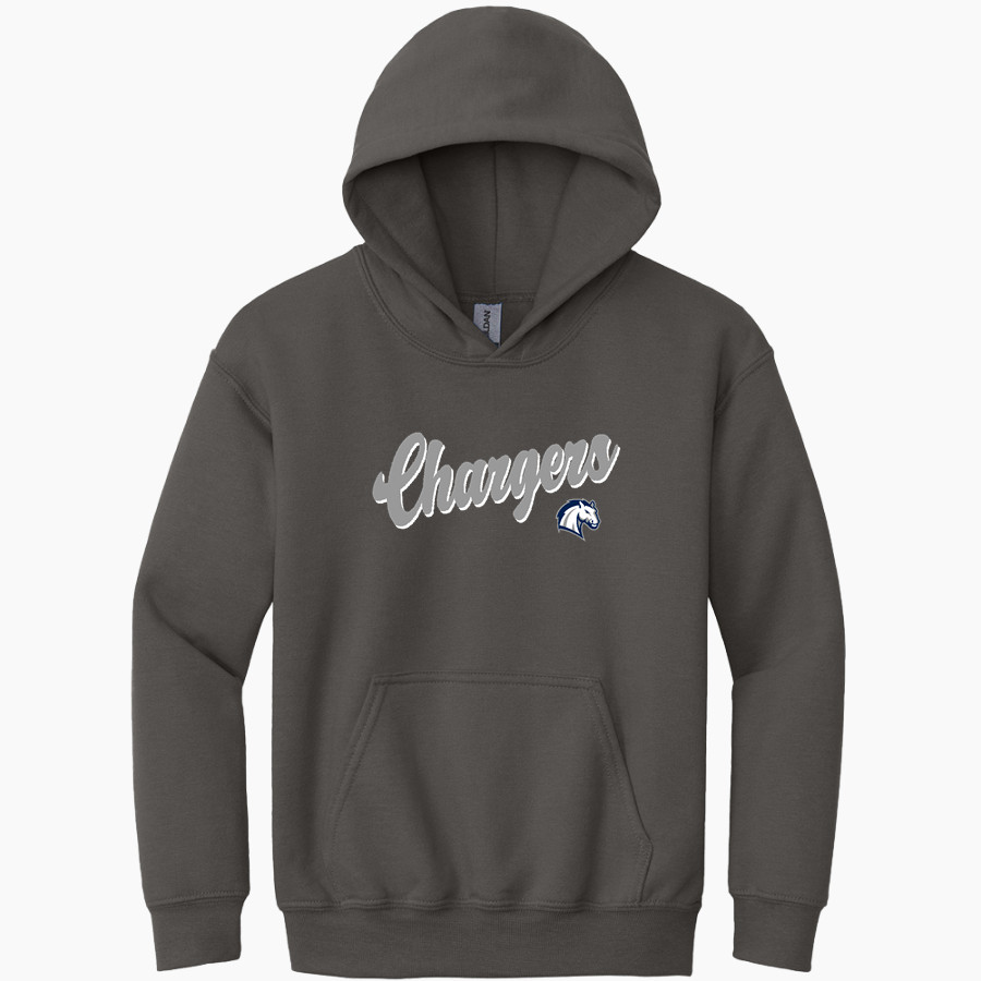 HIllsdale Chargers <span class="pdp-name-mascot">HIllsdale College Chargers</span> Gildan Youth Heavy Blend Hoodie