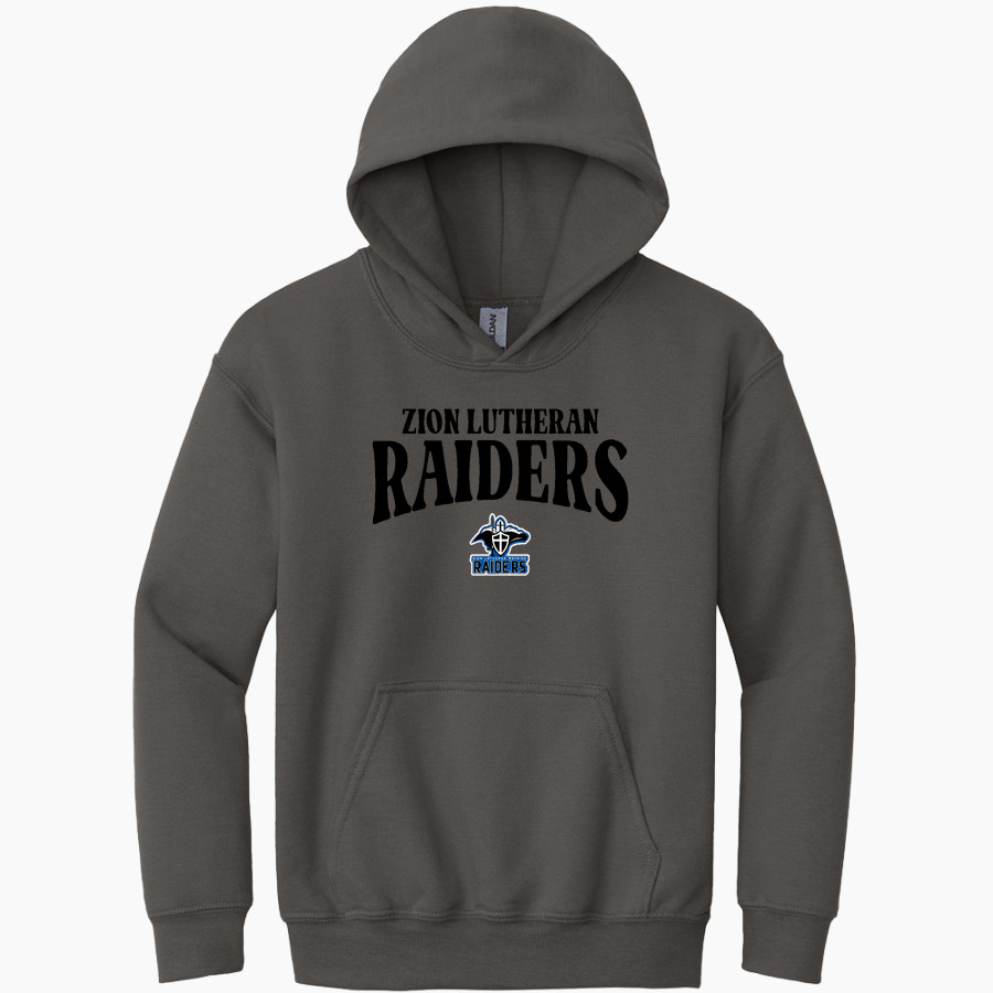 Zion Lutheran Raiders Gildan Youth Heavy Blend Hoodie