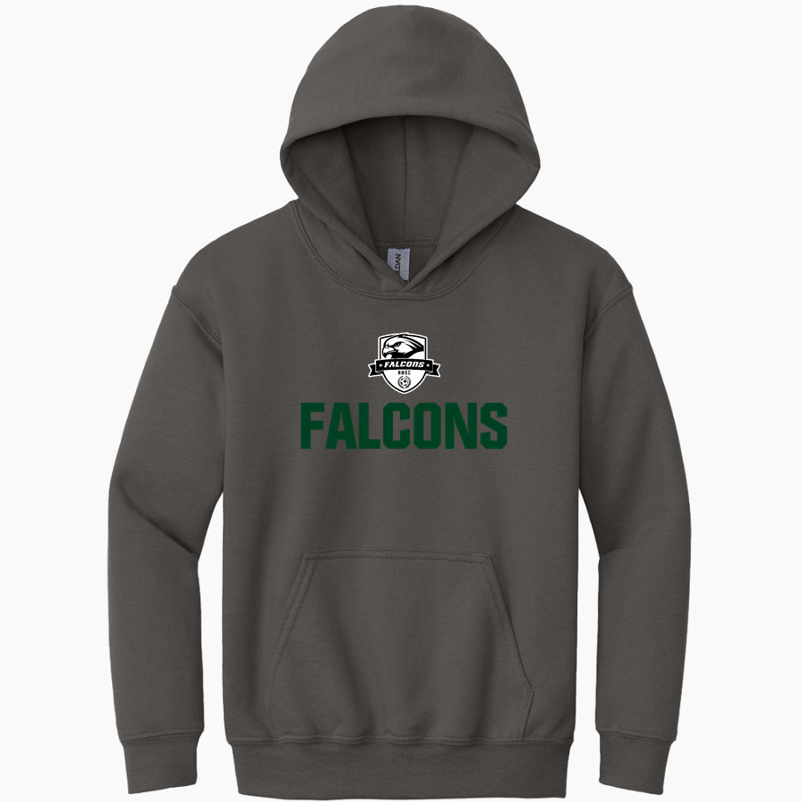 Rush Henrietta Falcons Soccer Club <span class="pdp-name-mascot">Rush Falcons Soccer Club</span> Gildan Youth Heavy Blend Hoodie