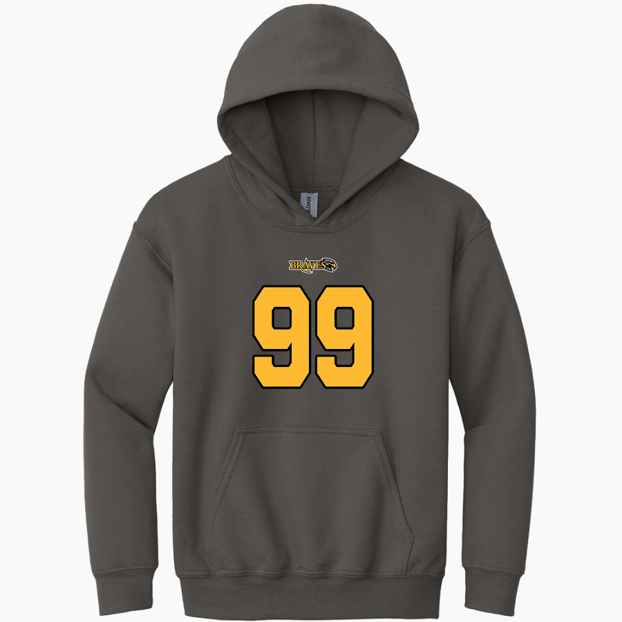 Black Hawk College Braves <span class="pdp-name-mascot">Black Hawk College Braves</span> Gildan Youth Heavy Blend Hoodie