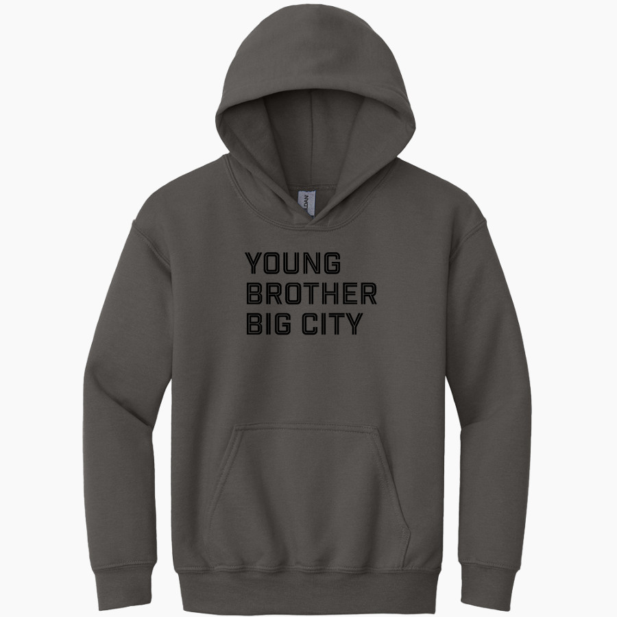 Young Brother Big City Young Brother Big Ci <span class="pdp-name-mascot">Young Brother Big City</span> Gildan Youth Heavy Blend Hoodie