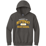 NOTTOWAY HIGH SCHOOL COUGARS <span class="pdp-name-mascot">NOTTOWAY COUGARS</span> Gildan Youth Heavy Blend Hoodie Front Thumbnail