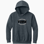 On Time Outfitters TIME STRIPING INC. <span class="pdp-name-mascot">TIME STRIPING INC.</span> Gildan Youth Heavy Blend Hoodie Front Thumbnail