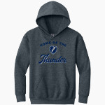 Manhattan Christian Thunder <span class="pdp-name-mascot">Manhattan Christian Thunder</span> Gildan Youth Heavy Blend Hoodie Front Thumbnail