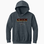 ZEELAND EAST HIGH SCHOOL CHIX <span class="pdp-name-mascot">ZEELAND EAST CHIX</span> Gildan Youth Heavy Blend Hoodie Front Thumbnail