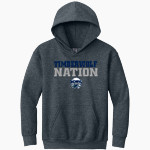 Clovis East Timberwolves <span class="pdp-name-mascot">Clovis East High School Timberwolves</span> Gildan Youth Heavy Blend Hoodie Front Thumbnail