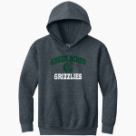 Green Acres Grizzlies <span class="pdp-name-mascot">Green Acres School Grizzlies</span> Gildan Youth Heavy Blend Hoodie Front Thumbnail
