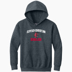 Jupiter Christian Eagles Gildan Youth Heavy Blend Hoodie Front Thumbnail