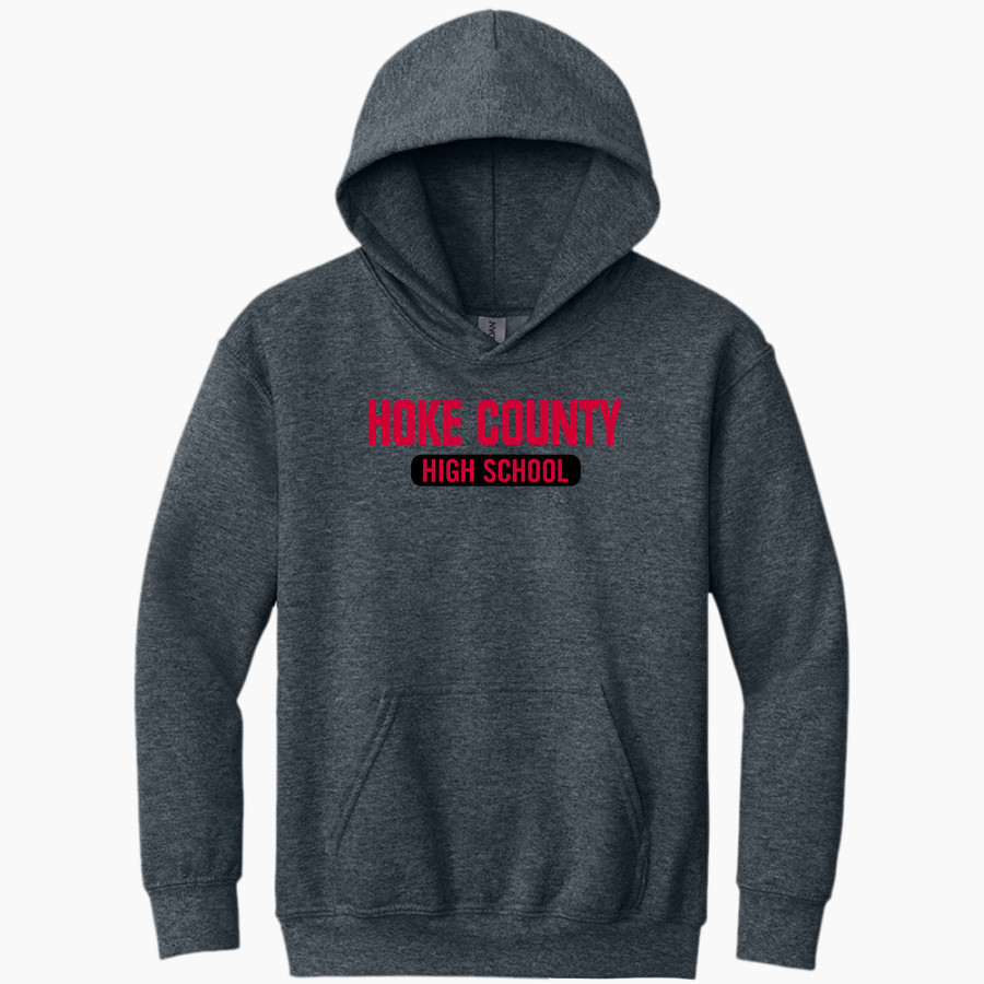 HOKE COUNTY HIGH SCHOOL BUCKS <span class="pdp-name-mascot">HOKE COUNTY BUCKS</span> Gildan Youth Heavy Blend Hoodie