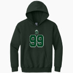 Delphian Dragons Gildan Youth Heavy Blend Hoodie Front Thumbnail