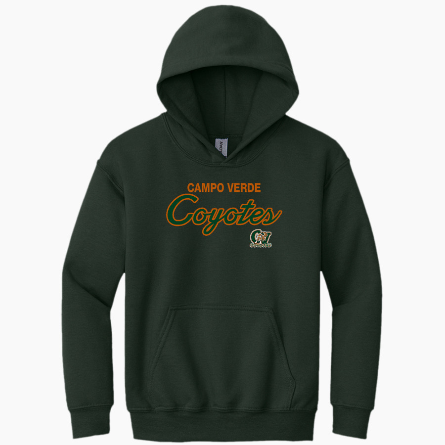 CAMPO VERDE HIGH SCHOOL COYOTES <span class="pdp-name-mascot">CAMPO VERDE COYOTES</span> Gildan Youth Heavy Blend Hoodie