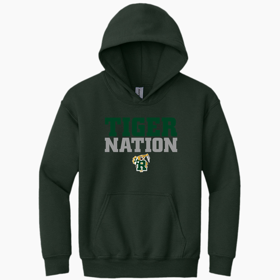 ROCKWOOD HIGH SCHOOL TIGERS Gildan Youth Heavy Blend Hoodie