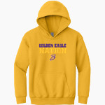 BELLBROOK GOLDEN EAGLES The Official Online Store <span class="pdp-name-mascot">BELLBROOK GOLDEN EAGLES</span> Gildan Youth Heavy Blend Hoodie Front Thumbnail