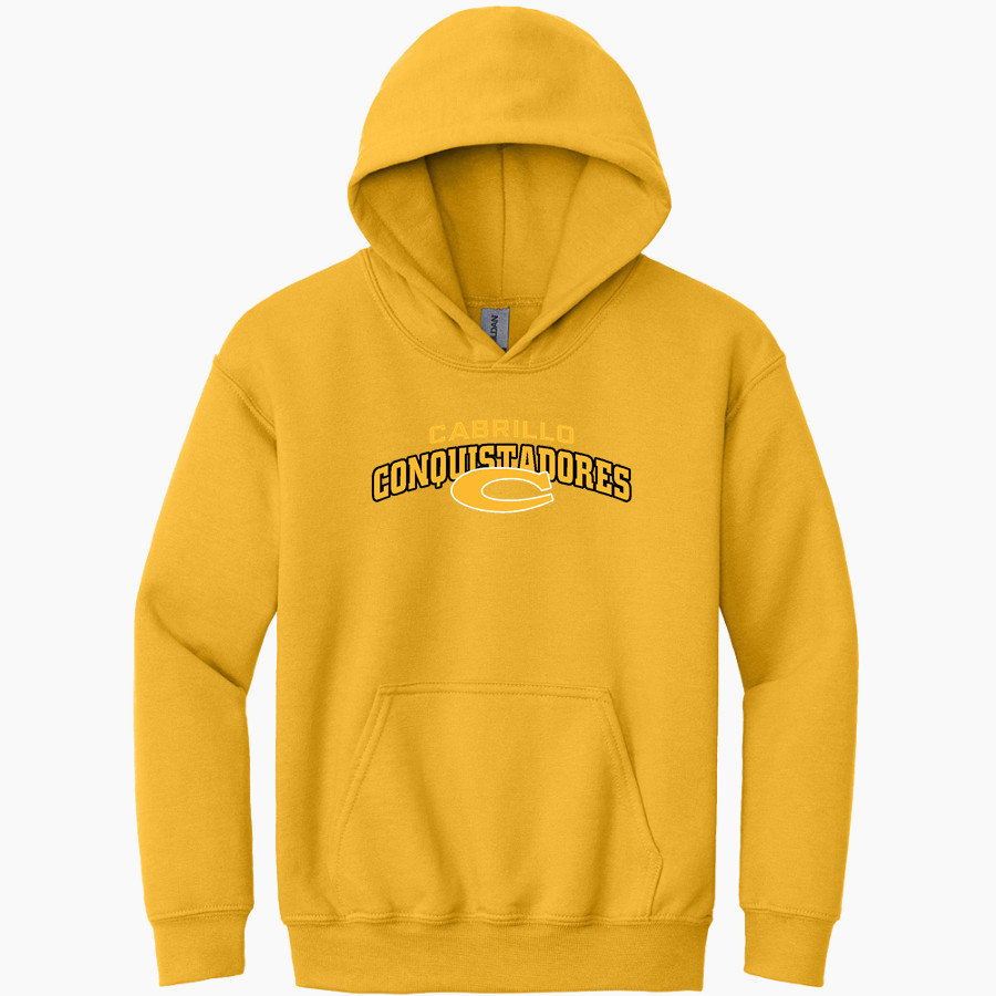 CABRILLO HIGH SCHOOL CONQUISTADORES Gildan Youth Heavy Blend Hoodie