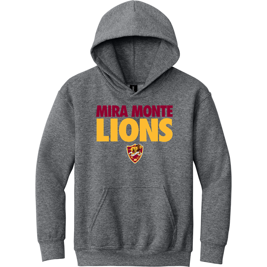 MIRA MONTE LIONS ONLINE STORE <span class="pdp-name-mascot">MIRA MONTE LIONS</span> Gildan Youth Heavy Blend Hoodie