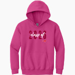 Lincoln Mustangs <span class="pdp-name-mascot">Lincoln Mustangs</span> Gildan Youth Heavy Blend Hoodie Front Thumbnail