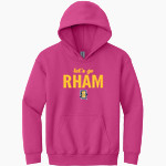 Rham Raptors <span class="pdp-name-mascot">Rham Sachems</span> Gildan Youth Heavy Blend Hoodie Front Thumbnail
