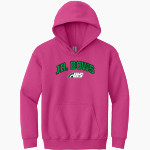 ULS Jr. Bows Gildan Youth Heavy Blend Hoodie Front Thumbnail