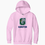 Gunston Herons Gildan Youth Heavy Blend Hoodie Front Thumbnail