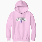 Collinsville Kahoks Gildan Youth Heavy Blend Hoodie Front Thumbnail