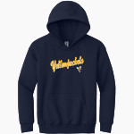 Rochester YellowJackets <span class="pdp-name-mascot">University of Rochester Athletics</span> Gildan Youth Heavy Blend Hoodie Front Thumbnail