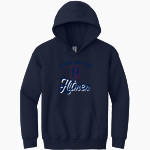 Hays Hitmen <span class="pdp-name-mascot">Hays Hitmen </span> Gildan Youth Heavy Blend Hoodie Front Thumbnail