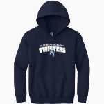 OLDENBURG ACADEMY TWISTERS Gildan Youth Heavy Blend Hoodie Front Thumbnail