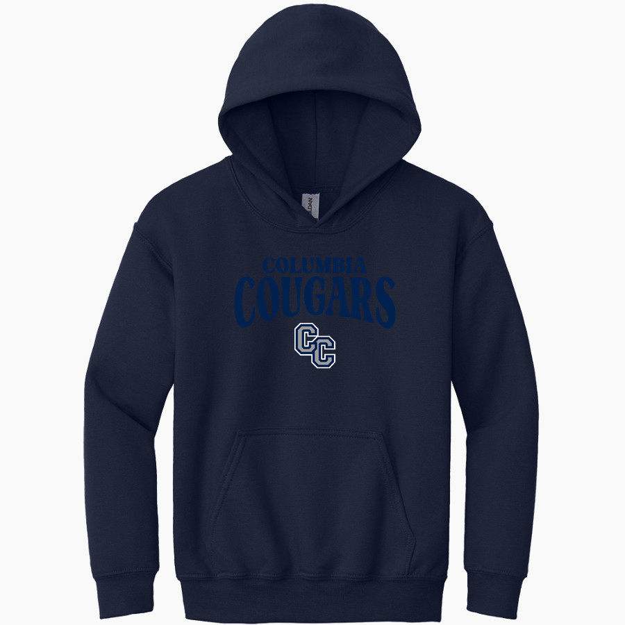 Columbia Cougars <span class="pdp-name-mascot">Columbia Cougars</span> Gildan Youth Heavy Blend Hoodie