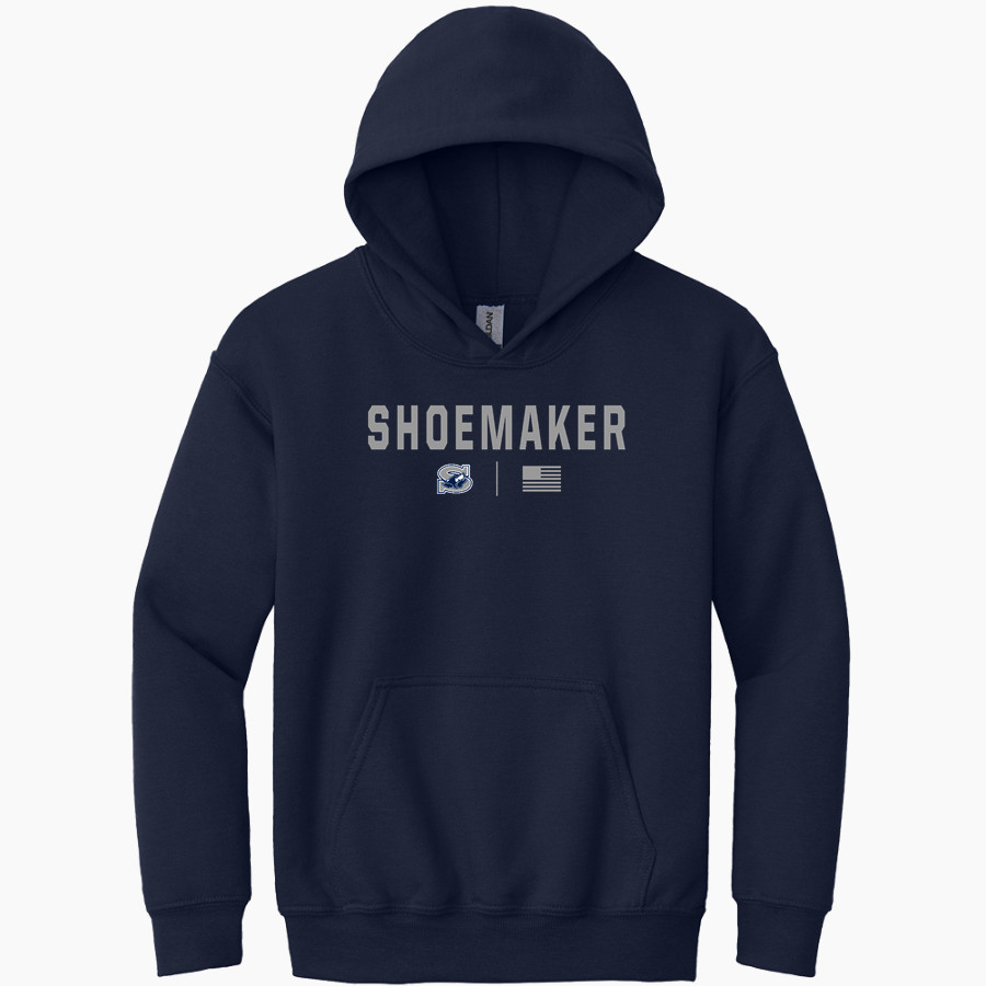 SHOEMAKER HIGH SCHOOL GREY WOLVES Gildan Youth Heavy Blend Hoodie