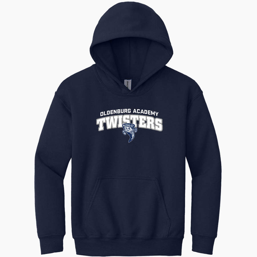 OLDENBURG ACADEMY TWISTERS Gildan Youth Heavy Blend Hoodie