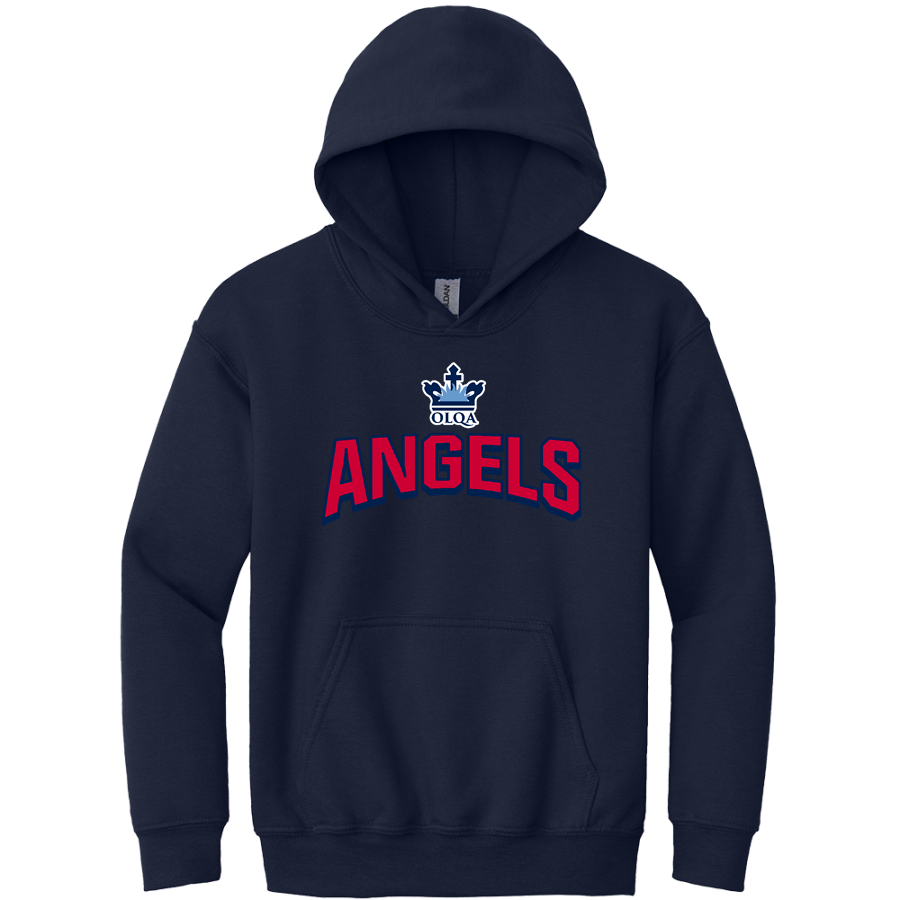 OLQA Angels <span class="pdp-name-mascot">OLQA Angels</span> Gildan Youth Heavy Blend Hoodie