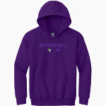 Wichita Warriors Home Acc. Warriors <span class="pdp-name-mascot">Wichita Warriors Home Acc. Warriors</span> Gildan Youth Heavy Blend Hoodie Front Thumbnail