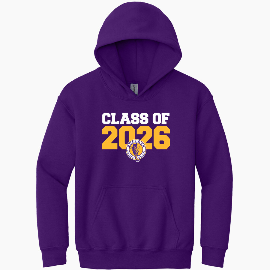 BOULDER HIGH SCHOOL PANTHERS <span class="pdp-name-mascot">BOULDER PANTHERS</span> Gildan Youth Heavy Blend Hoodie