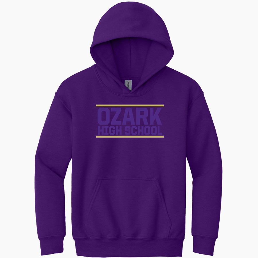 OZARK HIGH SCHOOL HILLBILLIES <span class="pdp-name-mascot">OZARK HILLBILLIES</span> Gildan Youth Heavy Blend Hoodie