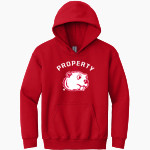 Minot State Beavers <span class="pdp-name-mascot">Minot State Beavers</span> Gildan Youth Heavy Blend Hoodie Front Thumbnail