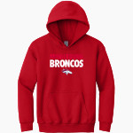 MIDDLEBURG HIGH SCHOOL BRONCOS Gildan Youth Heavy Blend Hoodie Front Thumbnail
