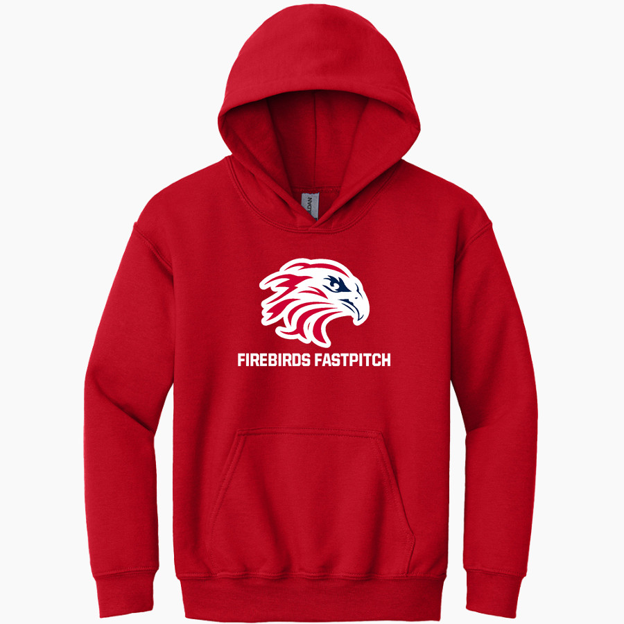 Firebirds Fastpitch The Official Online Store <span class="pdp-name-mascot">Firebirds Fastpitch Softball</span> Gildan Youth Heavy Blend Hoodie