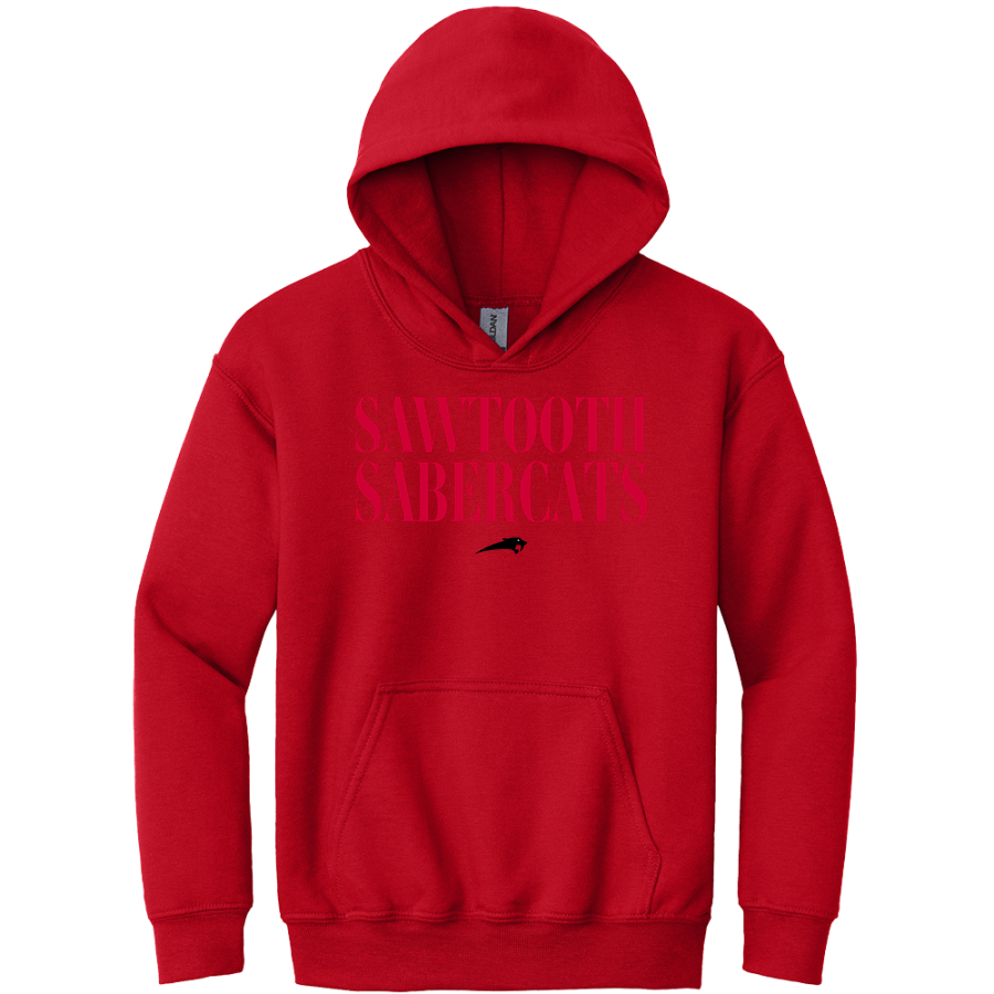 Sawtooth Sabercats <span class="pdp-name-mascot">Sawtooth Sabercats</span> Gildan Youth Heavy Blend Hoodie