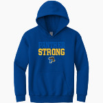 PALATKA HIGH SCHOOL PANTHERS <span class="pdp-name-mascot">PALATKA PANTHERS</span> Gildan Youth Heavy Blend Hoodie Front Thumbnail