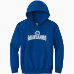 MERRITT ACADEMY HIGH SCHOOL MUSTANGS <span class="pdp-name-mascot">MERRITT ACADEMY MUSTANGS</span> Gildan Youth Heavy Blend Hoodie Front Thumbnail