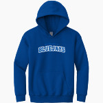 Augusta Bluejays <span class="pdp-name-mascot">Augusta Bluejays</span> Gildan Youth Heavy Blend Hoodie Front Thumbnail