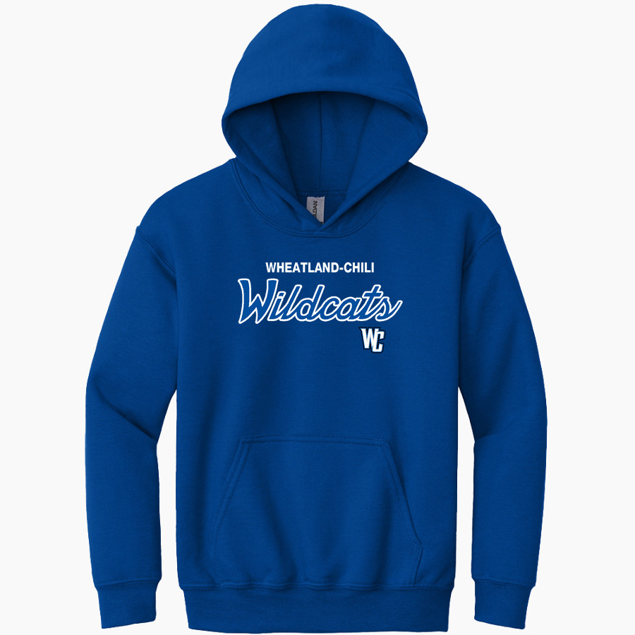 Wheatland-Chili Wildcats Gildan Youth Heavy Blend Hoodie