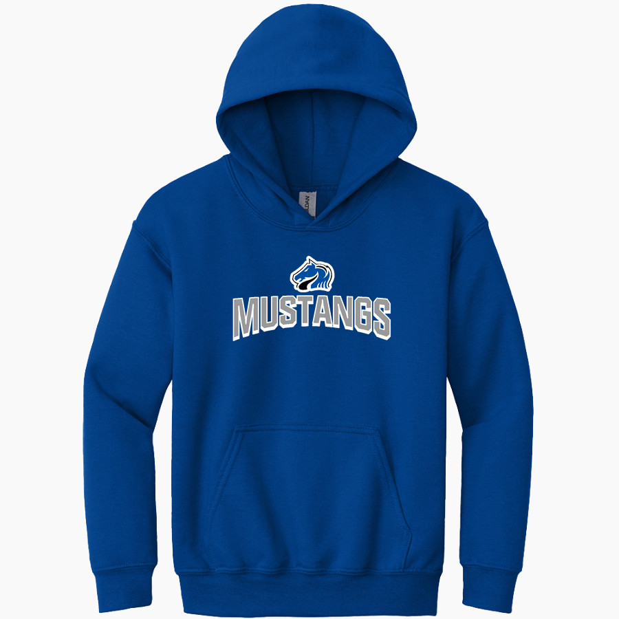 MERRITT ACADEMY HIGH SCHOOL MUSTANGS <span class="pdp-name-mascot">MERRITT ACADEMY MUSTANGS</span> Gildan Youth Heavy Blend Hoodie