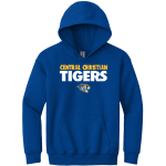 Central Christian Tigers <span class="pdp-name-mascot">Central Christian College Tigers</span> Gildan Youth Heavy Blend Hoodie Front Thumbnail